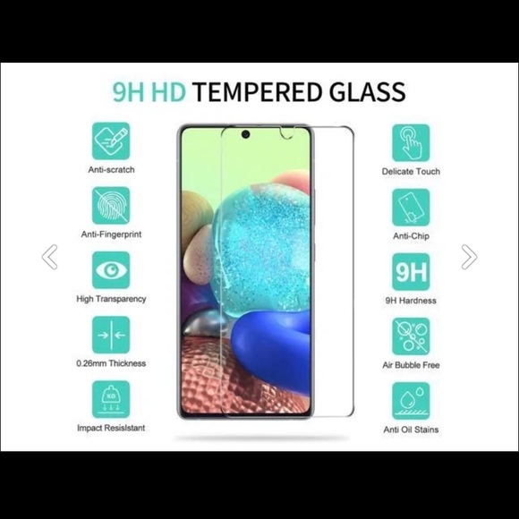 Samsung Galaxy A71 5G/4G Screen Protector & Camera Lens Protector 3pk - Picture 3 of 9